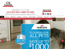 Tablet Screenshot of csfloors.net